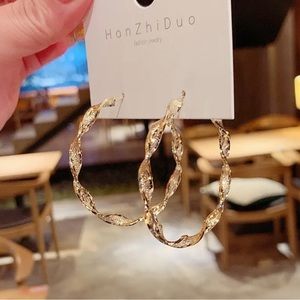 Creative Shiny Big Circle Earrings